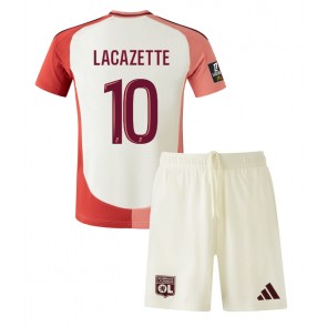 Olympique Lyonnais Alexandre Lacazette #10 Tredje Kläder Barn 2024-25 Kortärmad (+ Korta byxor)